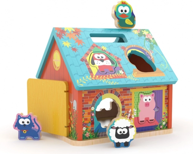 Leren van vormen en dieren door te spelen