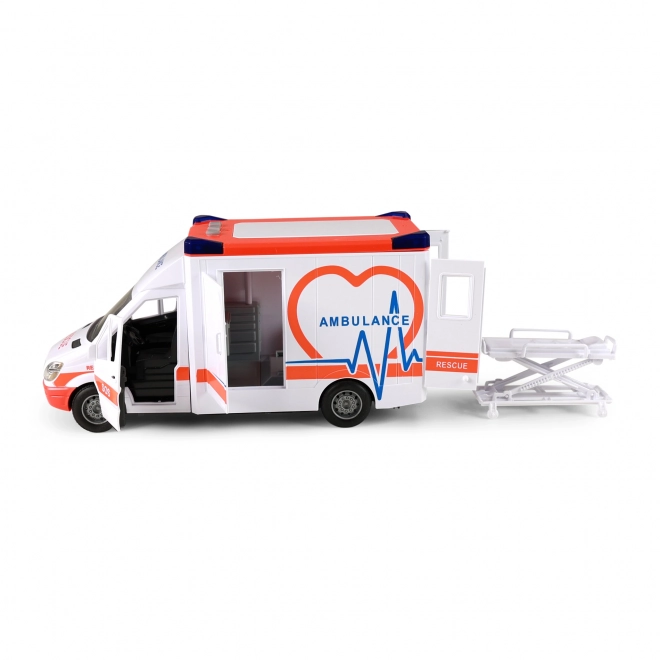 Auto-ambulance met geluid en licht