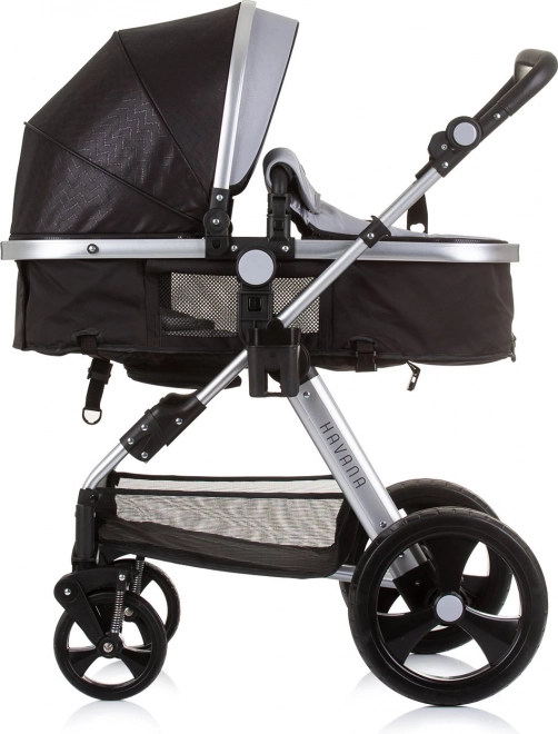 CHIPOLINO Kinderwagen Combinatie HAVANA 2v1 Obsidian