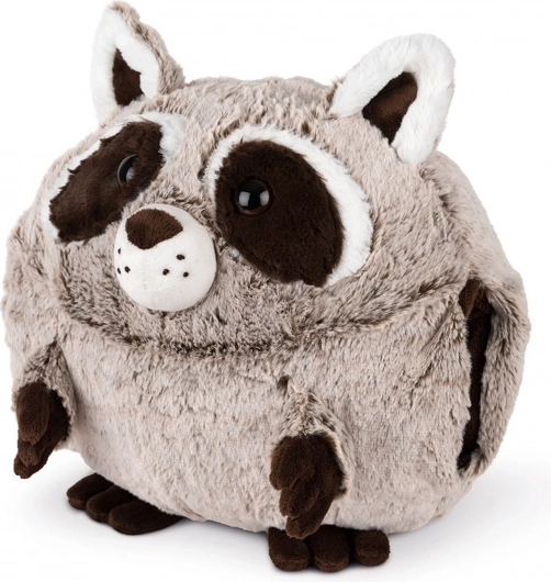 Cozy Noxxiez Knusse verwarmende pluche wasbeer kussen 3-in-1