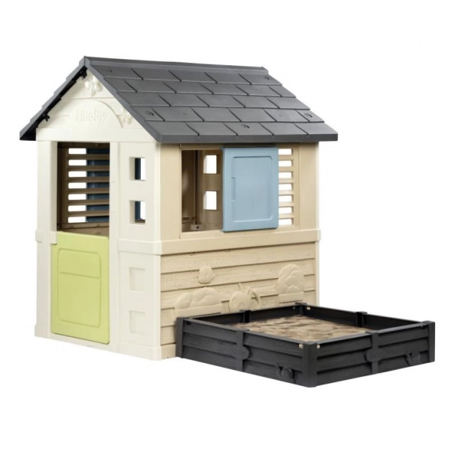 Tuinhuis Smoby met zandbak