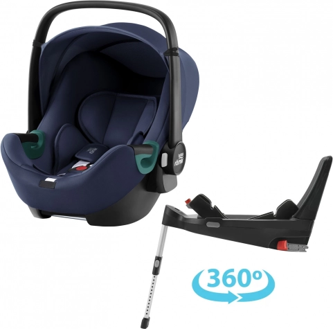Autostoeltje voor kinderen Baby-Safe 3 i-Size met Flex Base 5Z in indigo blauw