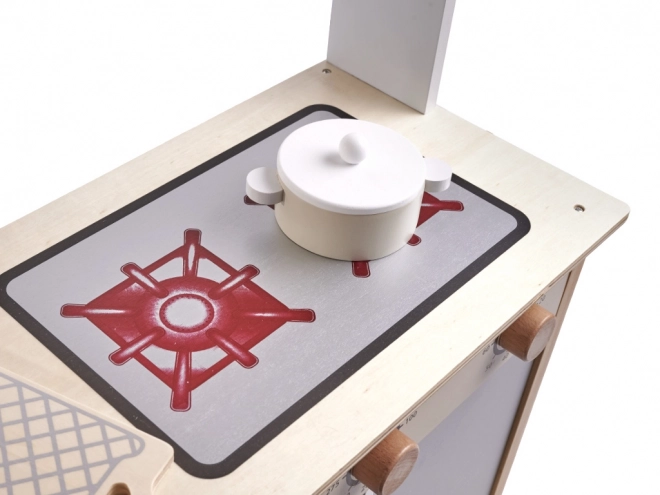 Houten keuken Lulilo met accessoires
