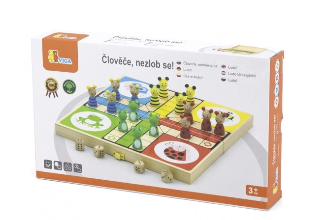 Houten Mens Erger Je Niet!
