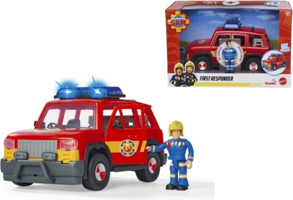 Brandweerman Sam Jeep 4x4 Eerste Hulp met licht en geluid
