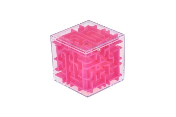 Puzzelkubus plastic 5x5cm kleurenmix