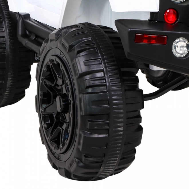 Elektrische kinderauto All Terrain Jeep Wit