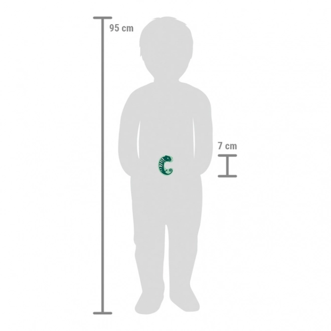 Small foot houten letter C