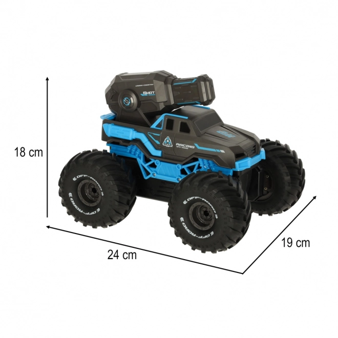 Waterdichte RC auto blauw