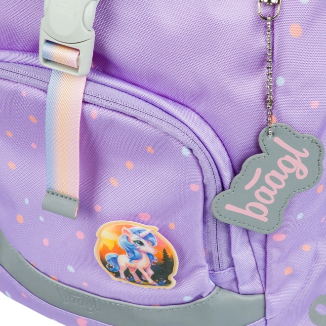 BAAGL 3 SET Airy Knuffeldieren: rugzak, etui, zak