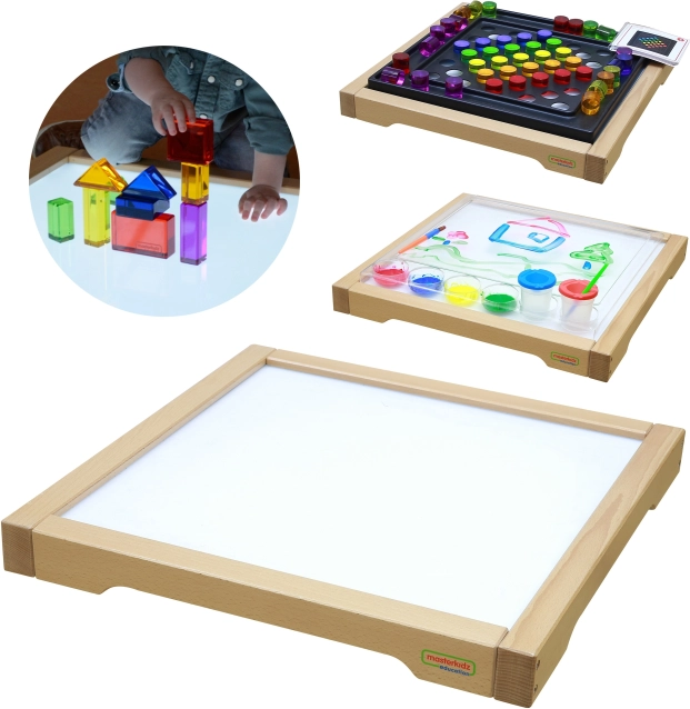 Houten paneel MASTERKIDZ LED sensorisch