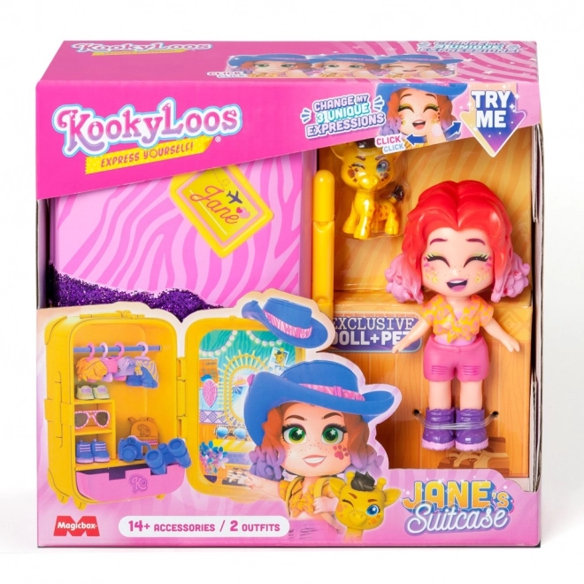 KookyLoos - Jane in koffer met accessoires