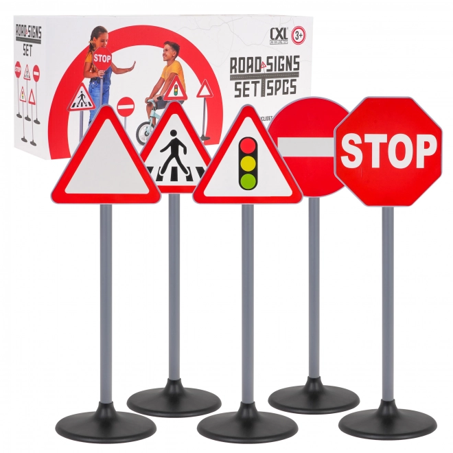 Verkeersborden 5 stuks