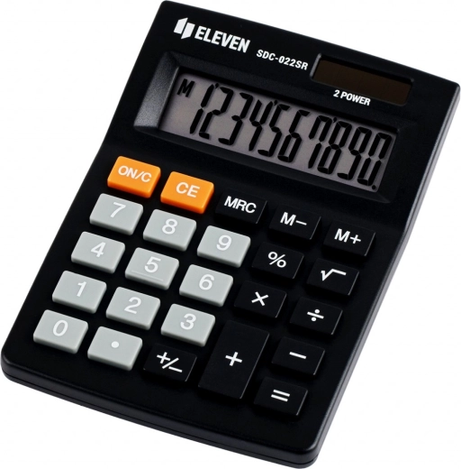 Rekenmachine ELEVEN SDC-022SR zwart