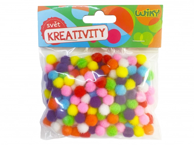 Pompon 10mm, 180 stuks