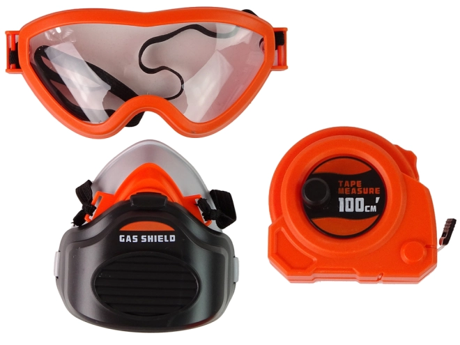Veiligheidsbril en masker