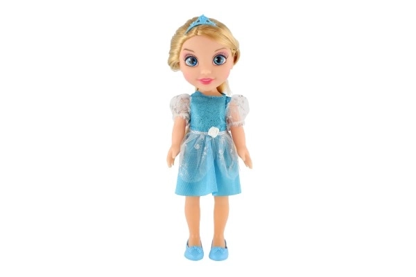 Pop winterprinses IJskoninkrijk plastic 31cm in koker