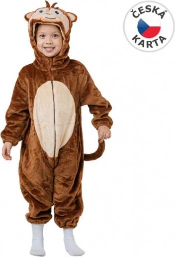 Carnavalsjurk Aapje voor kinderen 80-92 cm