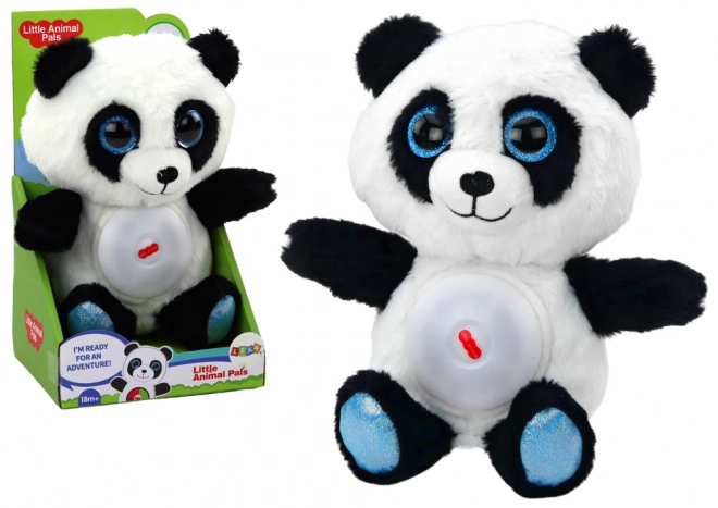 Pluche panda met nachtlampje en wiegeliedjes 30 cm