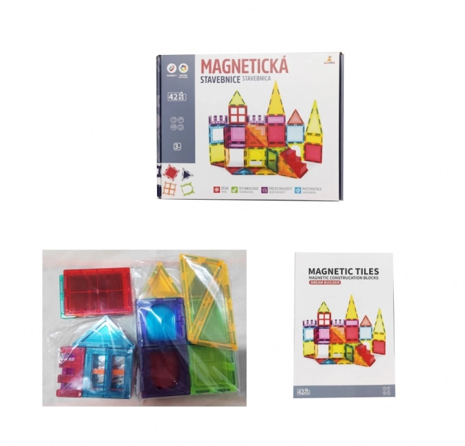 Kleurrijke magnetische bouwset voor kinderen