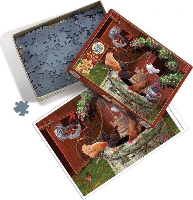 Puzzel Het gaat de kippen goed XL 275 stukjes