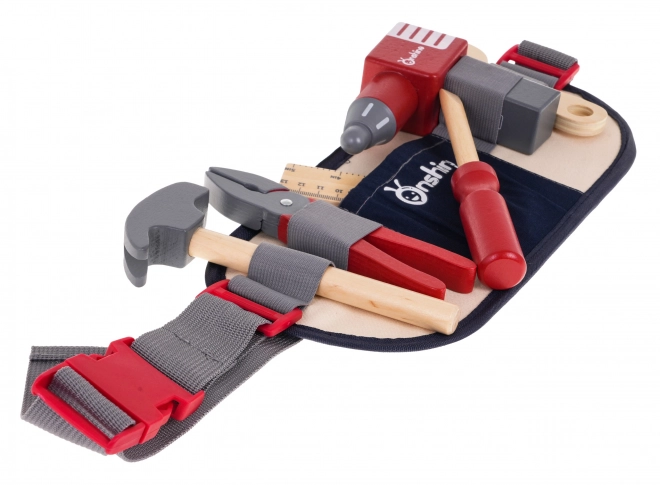 Houten gereedschap met riem voor kinderen 3+ Kleine klusjesman set