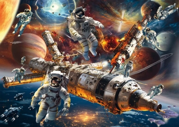 Puzzel Galactische magie: Gewichtloze staat 1000 stukjes