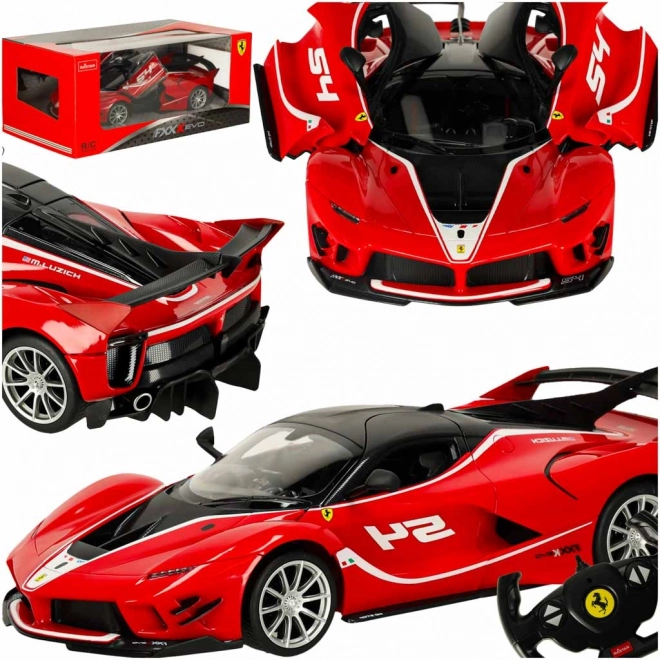 Op afstand bestuurbare auto Ferrari FXX rood