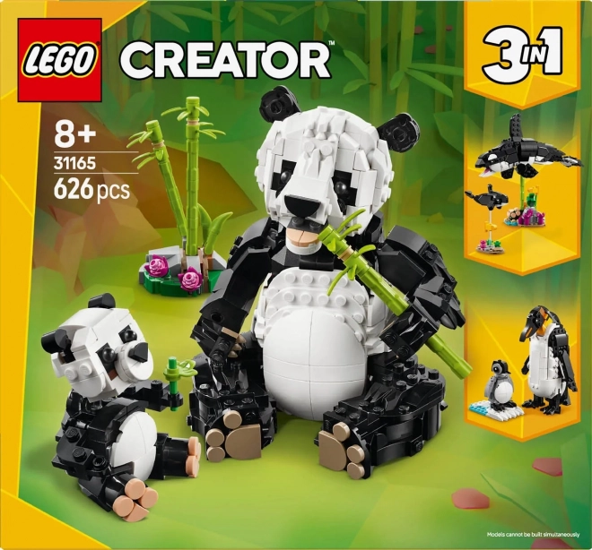 Dieren in het wild: Pandafamilie van LEGO Creator