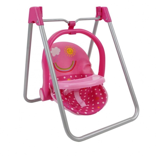 Set 3-in-1, kinderstoel, schommel, autostoeltje - Stippel