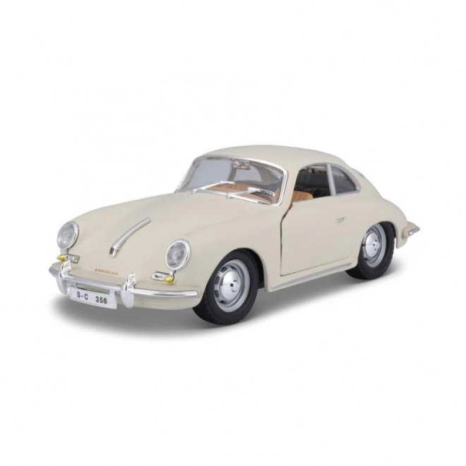 Bburago 1:24 Porsche 356B Coupé (1961) Ivoor