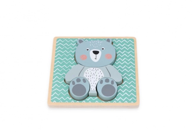 Houten kinderpuzzel - Beer