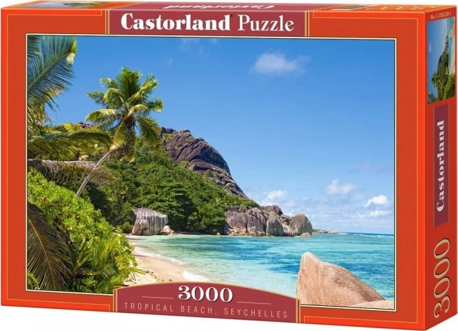 Puzzel Tropisch Strand Seychelles 3000 Stukken
