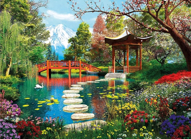 Puzzel 1000 stukjes Ogród Fuji