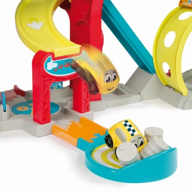 Smoby Vroom Planet megasprong autobaan voor kinderen