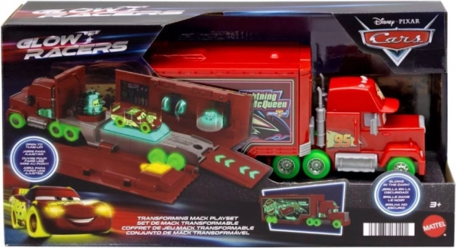 Cars Glow Racers – vrachtwagen Maniek die in het donker licht