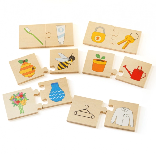 Bigjigs Toys Didactische puzzel Wat bij elkaar hoort