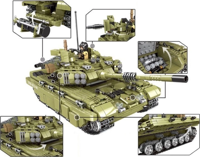 Gedetailleerd militair ontwerp