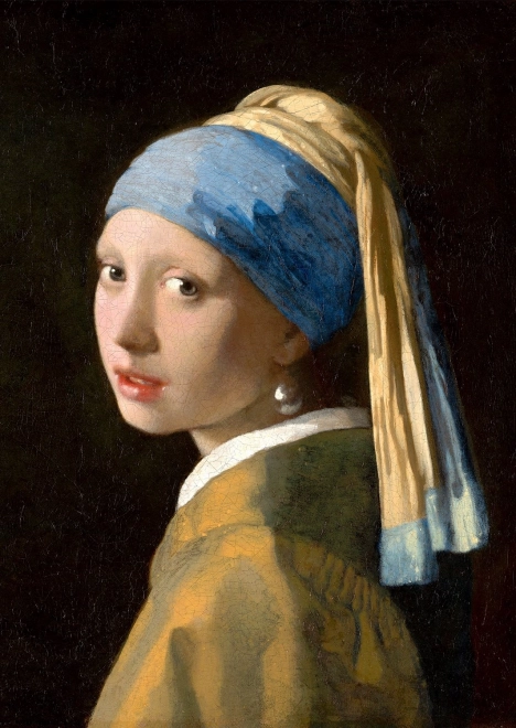Puzzel Meisje met de parel van Johannes Vermeer 1000 stukjes