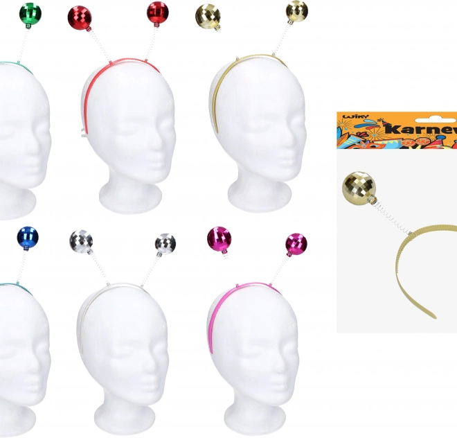 Carnavals hoofdband met voelsprieten