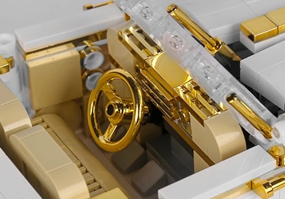 Technische bouwset retro auto 952 onderdelen 1:16