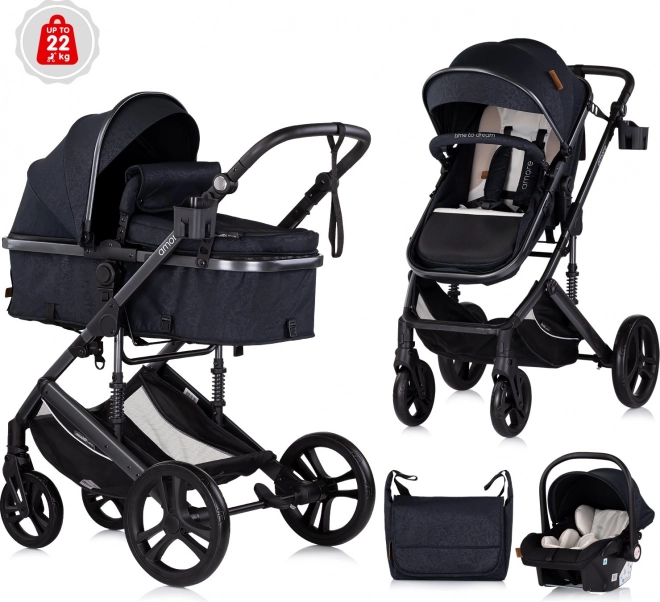 Combiné Kinderwagen Amore Blackberry 2in1