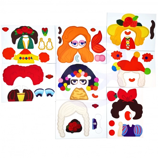 Magnetische puzzel Prinses