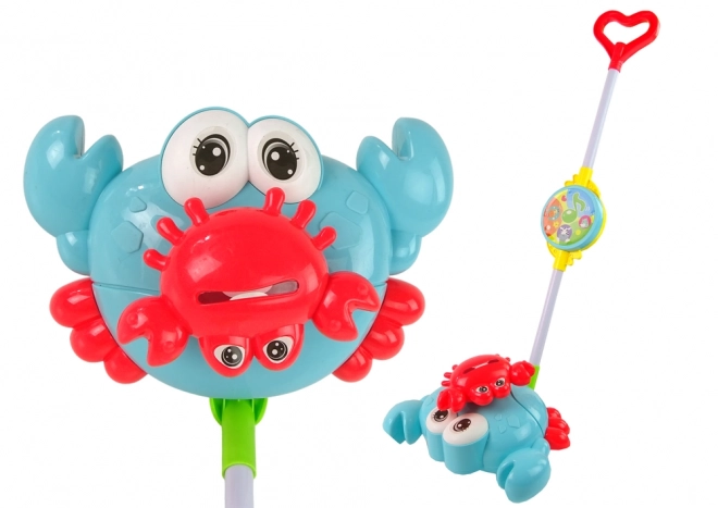 Baby loopwagen met lichten Krab met muziek