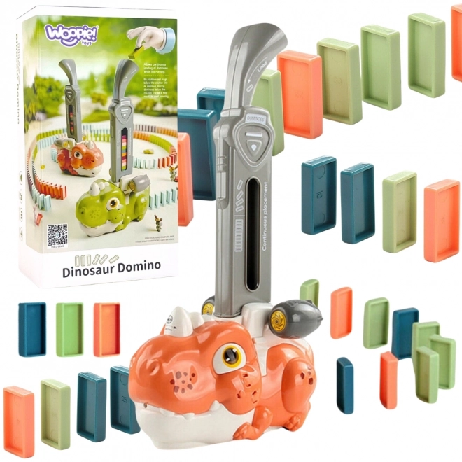 Kleurrijke dino domino WOOPIE