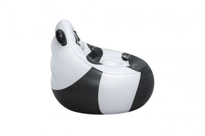 Opblaasbare panda stoel
