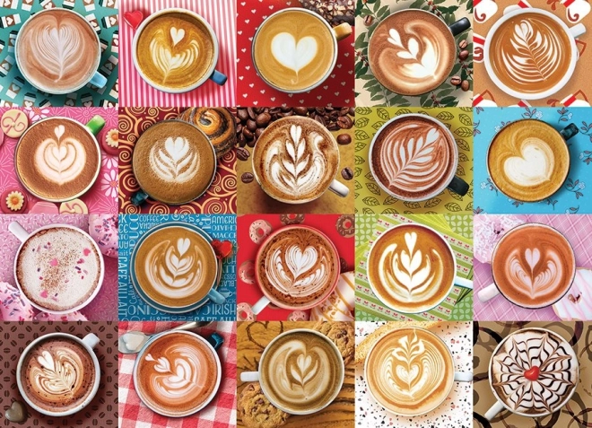 Betoverend latte art-motief
