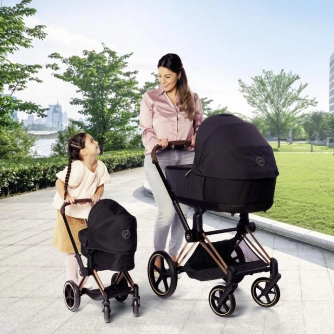 Poppenwagen Cybex 3 in 1 zwart