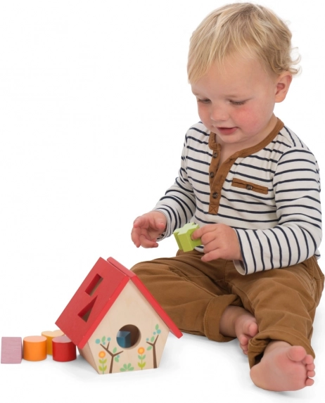 Houten Insteekvorm Vogelhuisje Le Toy Van
