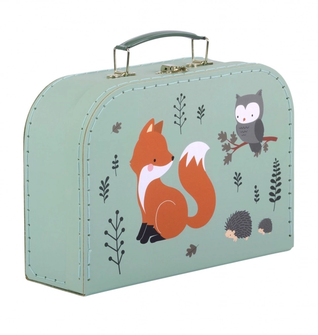 A Little Lovely Company Set van twee kartonnen koffertjes